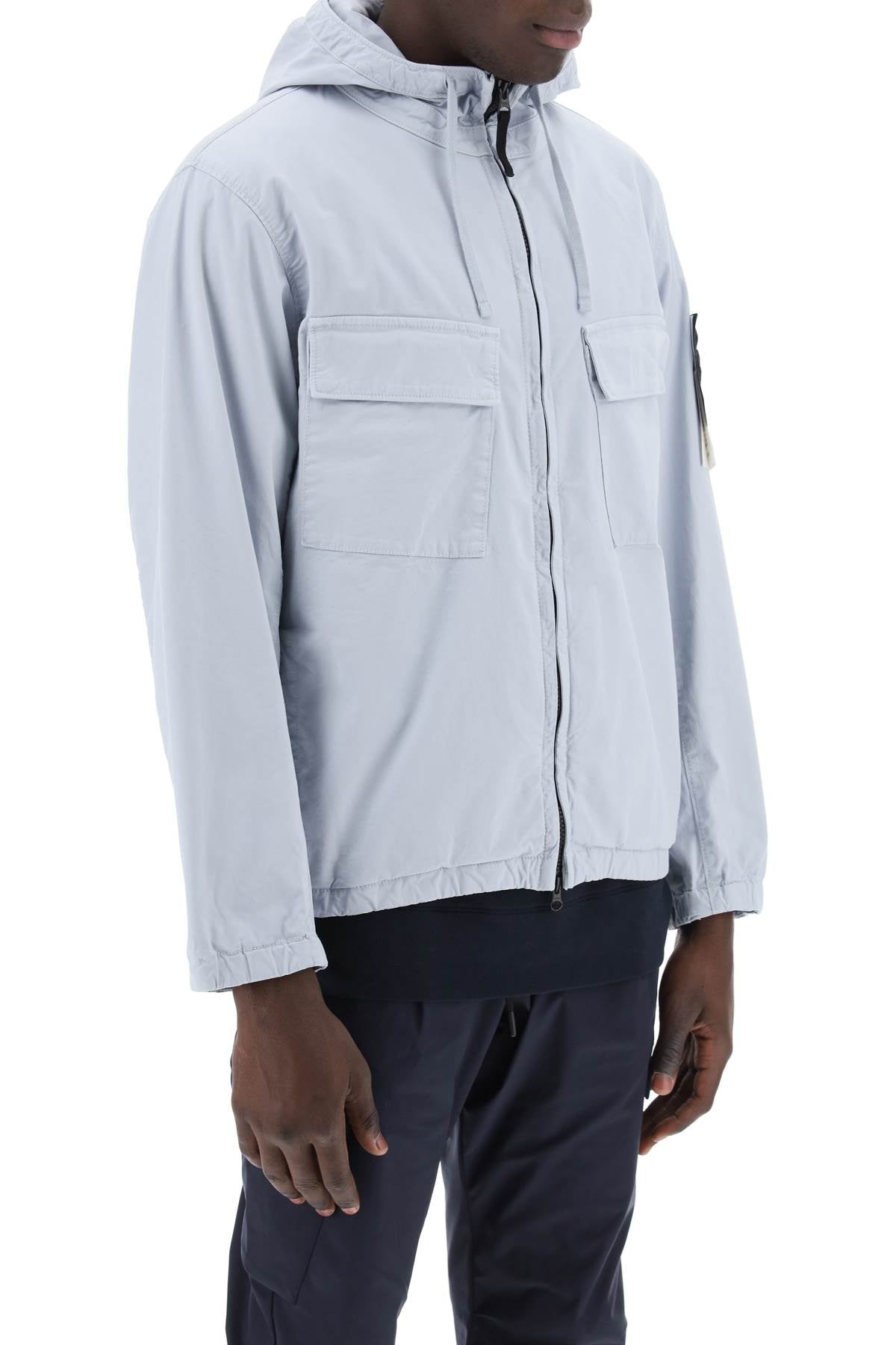 Stone Island Stone island supima cotton twill stretch-tc jacket