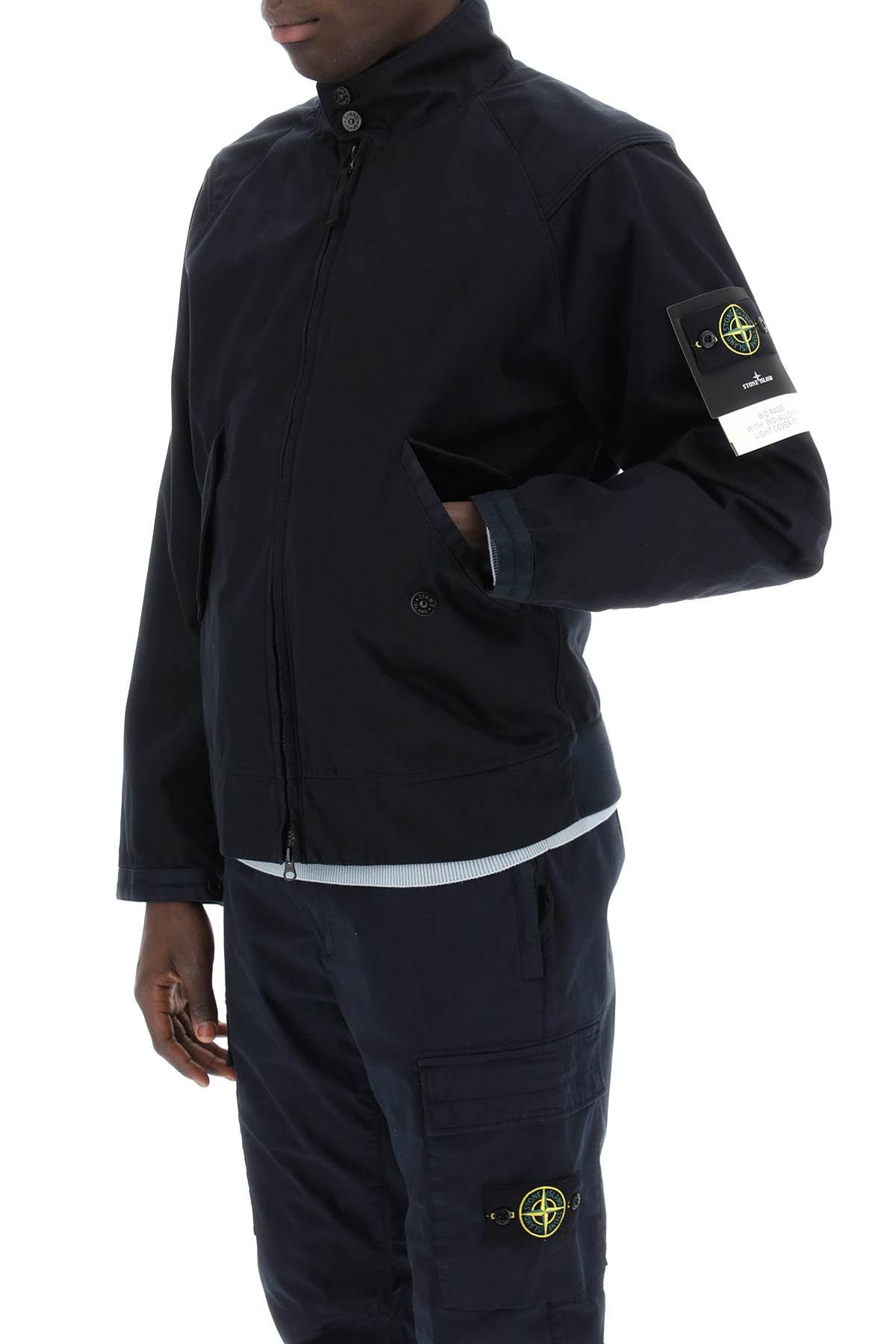 Stone Island Stone island "bio-satin jacket with bio-alloy light