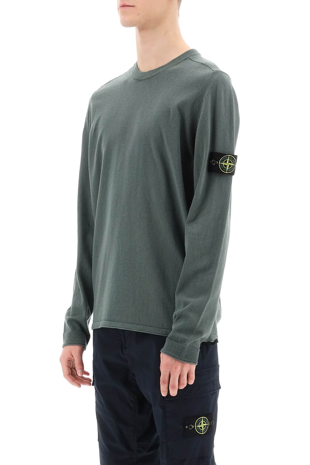 Stone Island Stone island raw cotton sweater