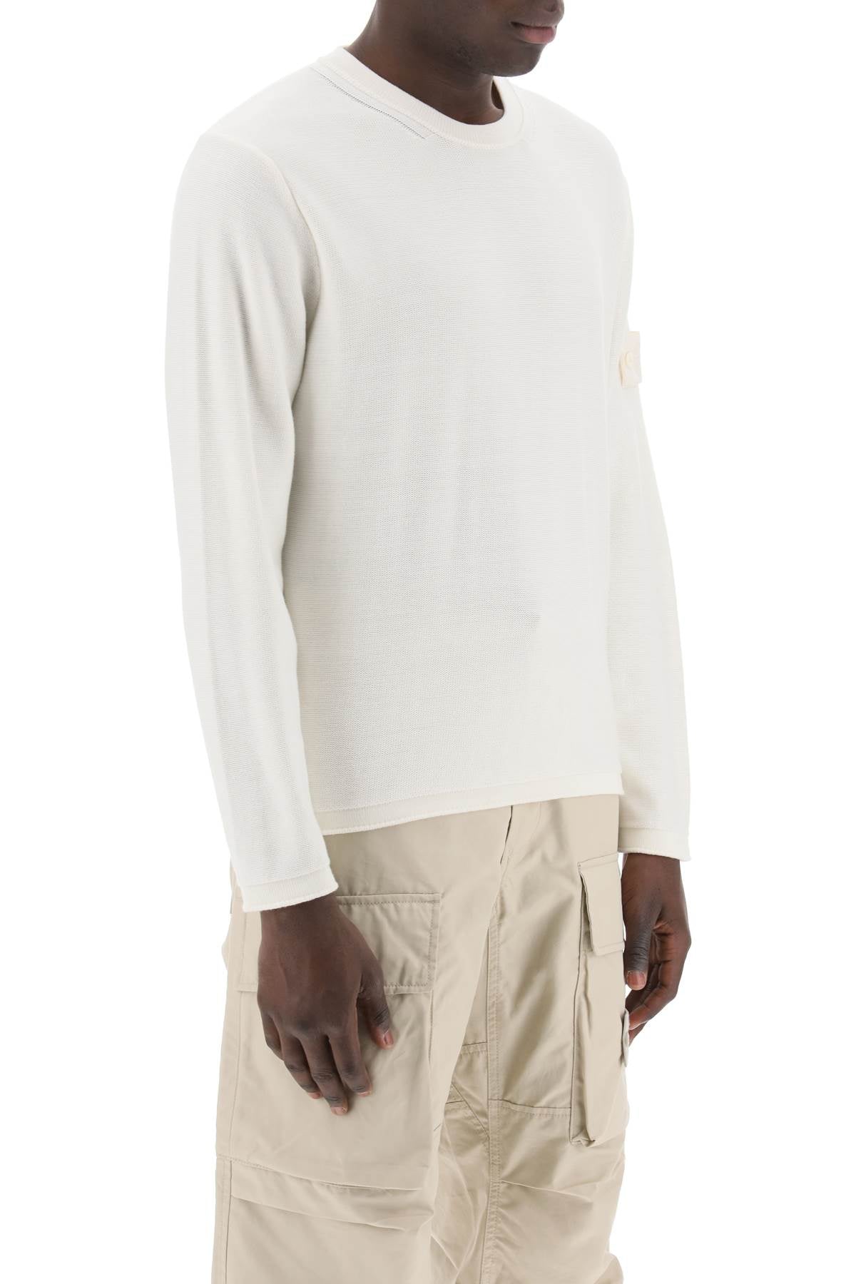 Stone Island Stone island cotton and cashmere ghost piece pullover