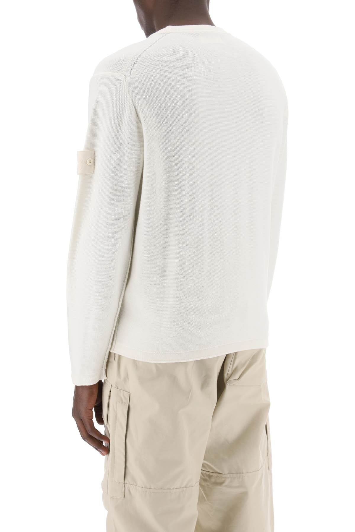 Stone Island Stone island cotton and cashmere ghost piece pullover