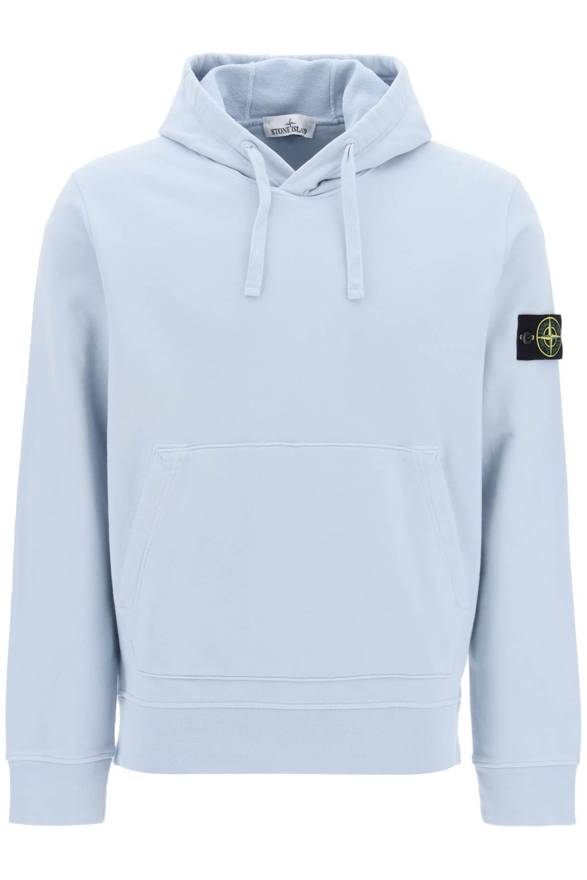 Stone Island Stone island logo badge hoodie