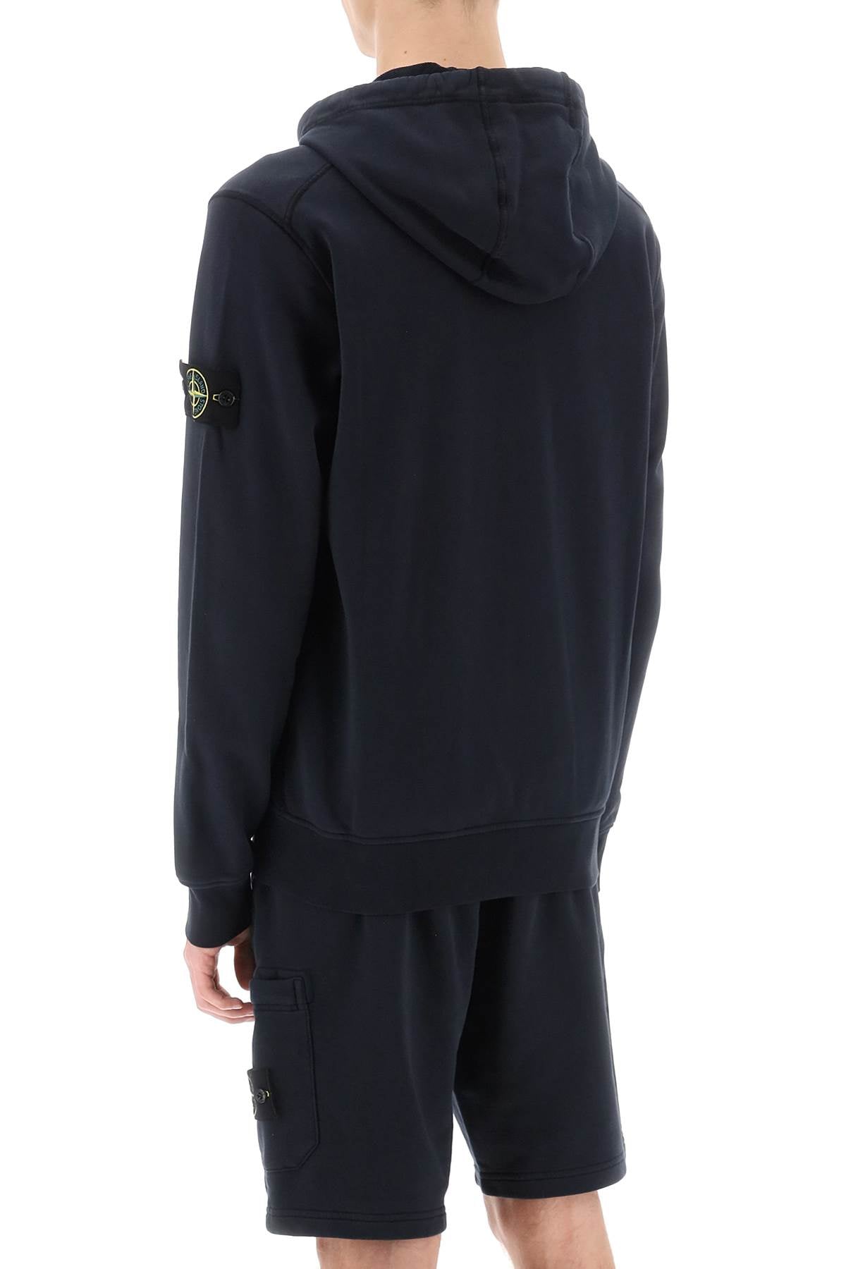 Stone Island Stone island zip-up hoodie