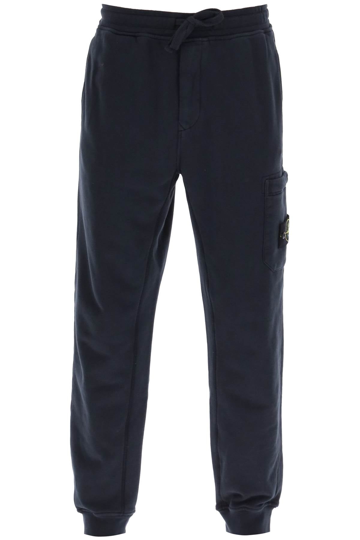 Stone Island Stone island tapered sweatpants with leg pocket