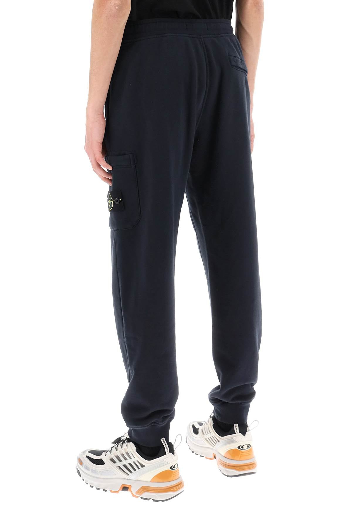 Stone Island Stone island tapered sweatpants with leg pocket