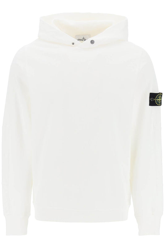 Stone Island Stone island light hoodie with logo badge