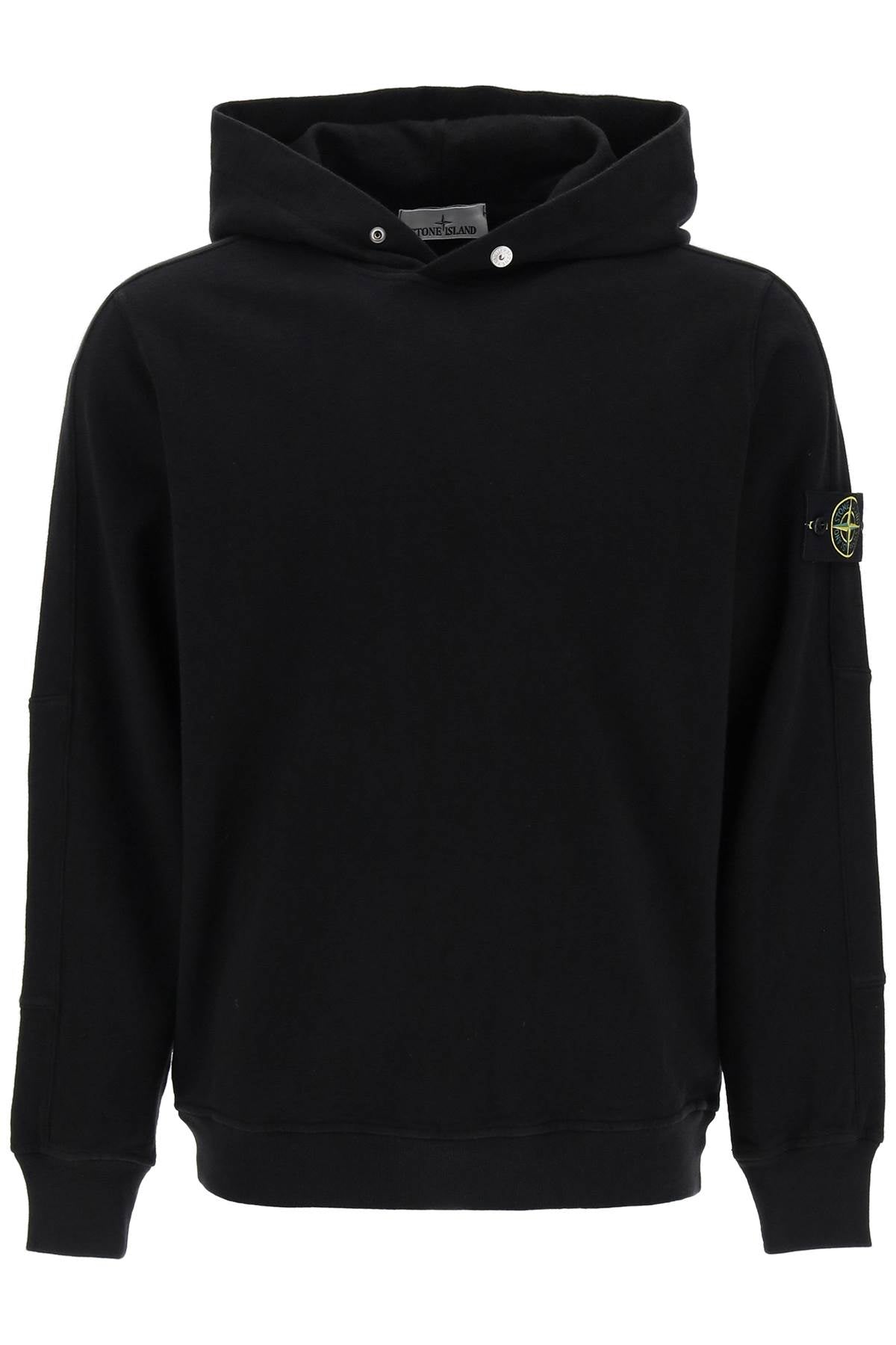 Stone Island Stone island light hoodie with logo badge