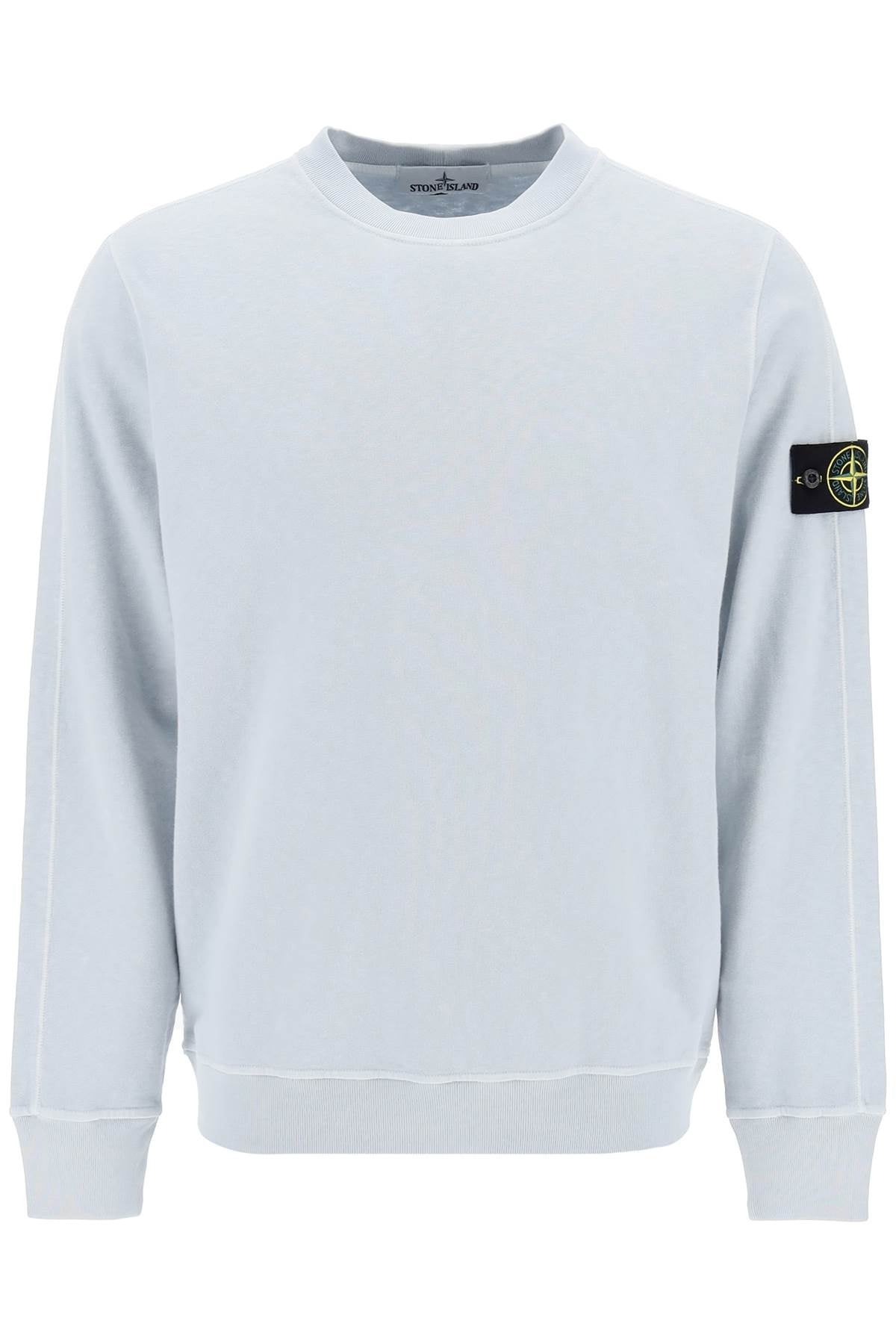 Stone Island Stone island light sweatshirt with logo badge