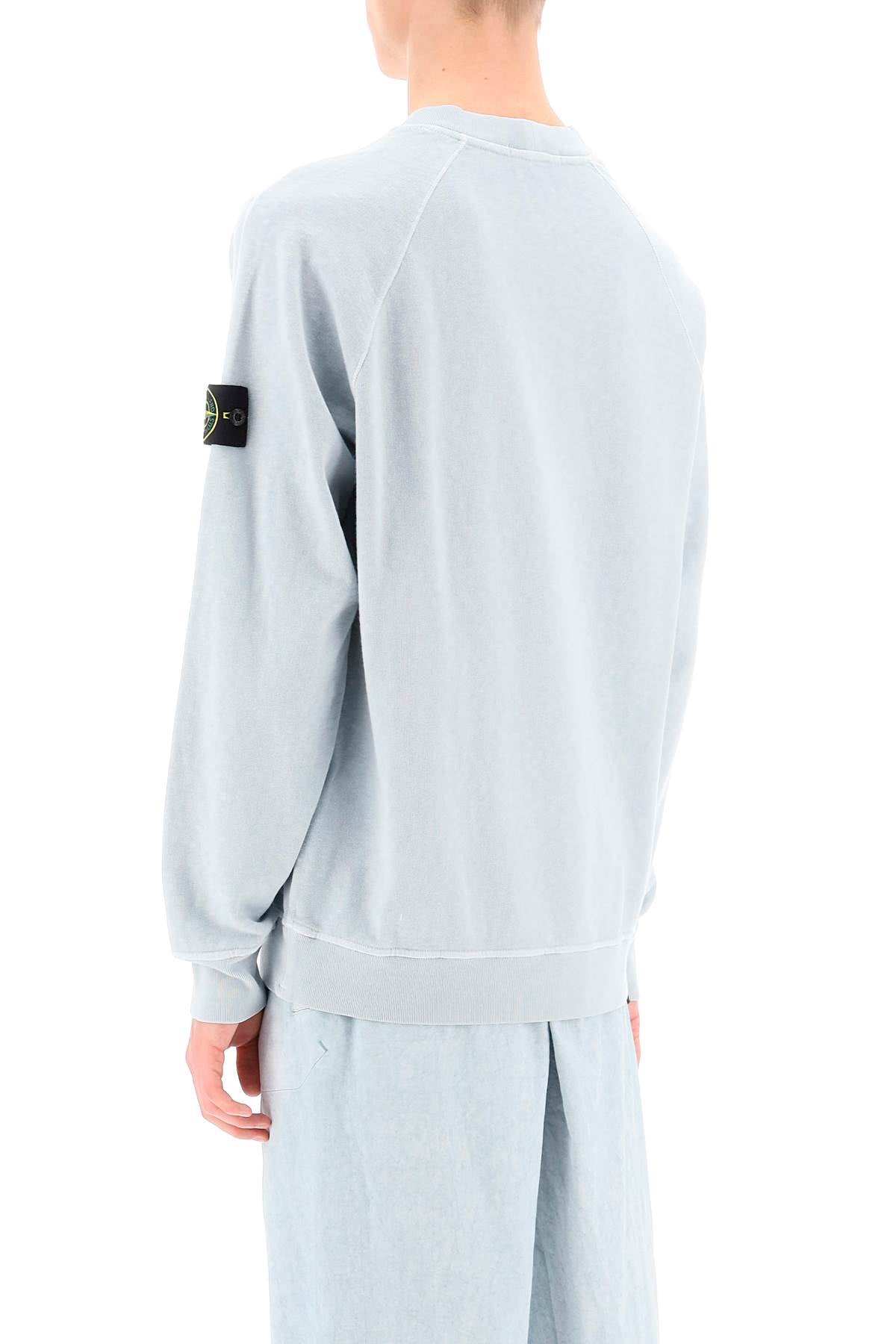 Stone Island Stone island light sweatshirt with logo badge