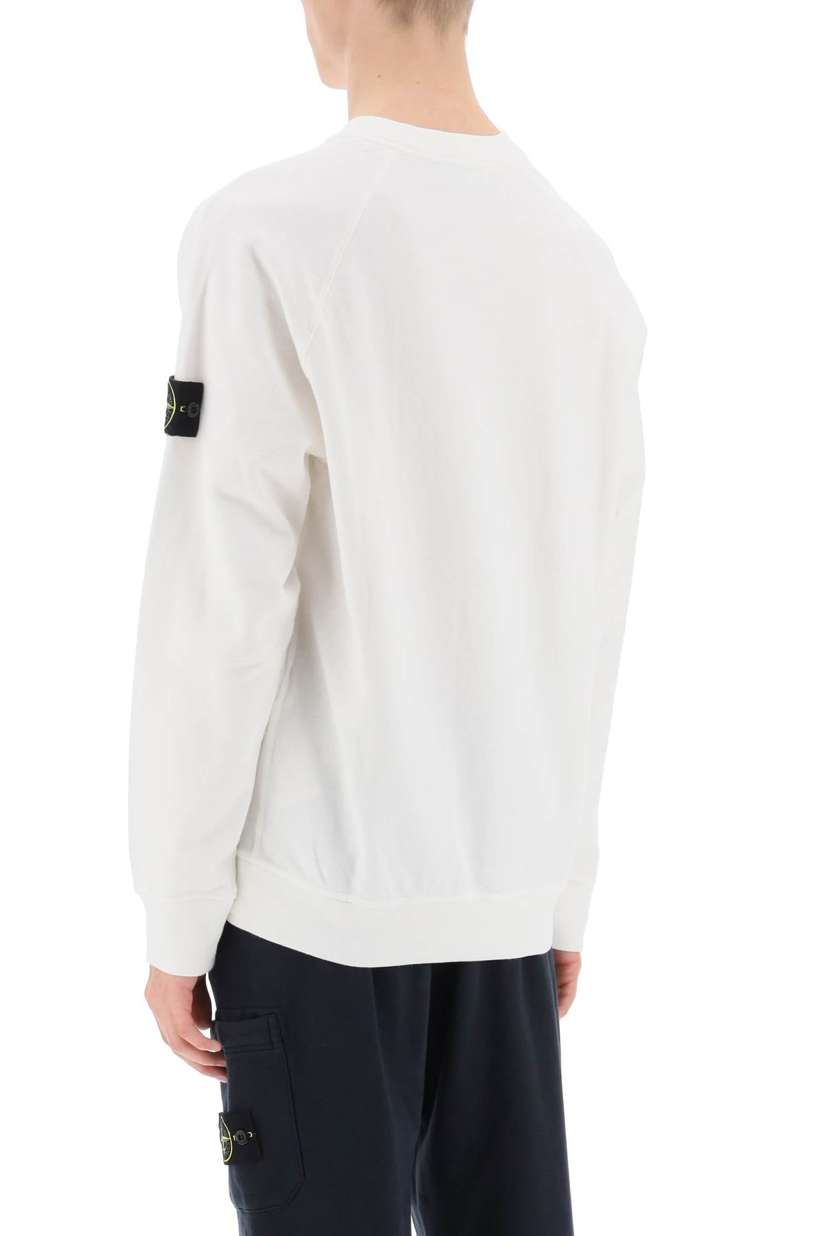 Stone Island Stone island light sweatshirt with logo badge