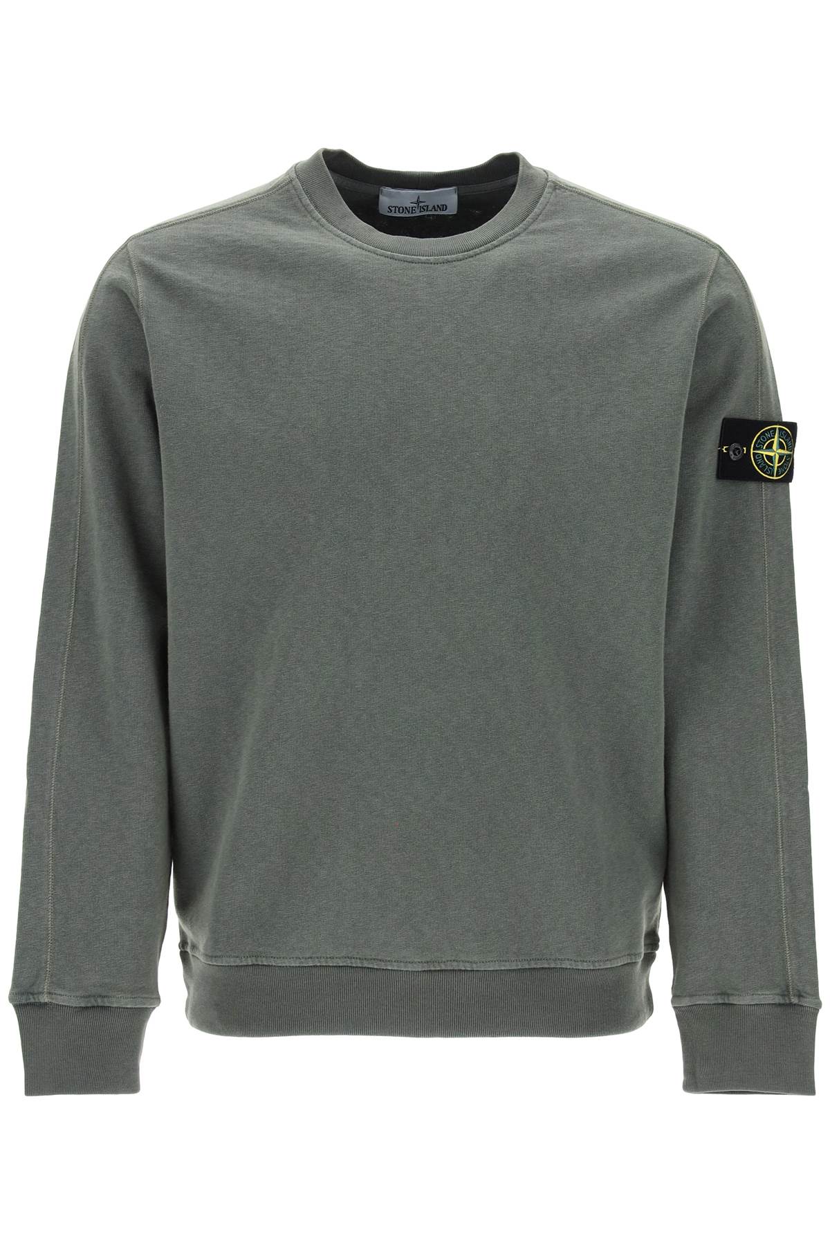 Stone Island Stone island light sweatshirt with logo badge