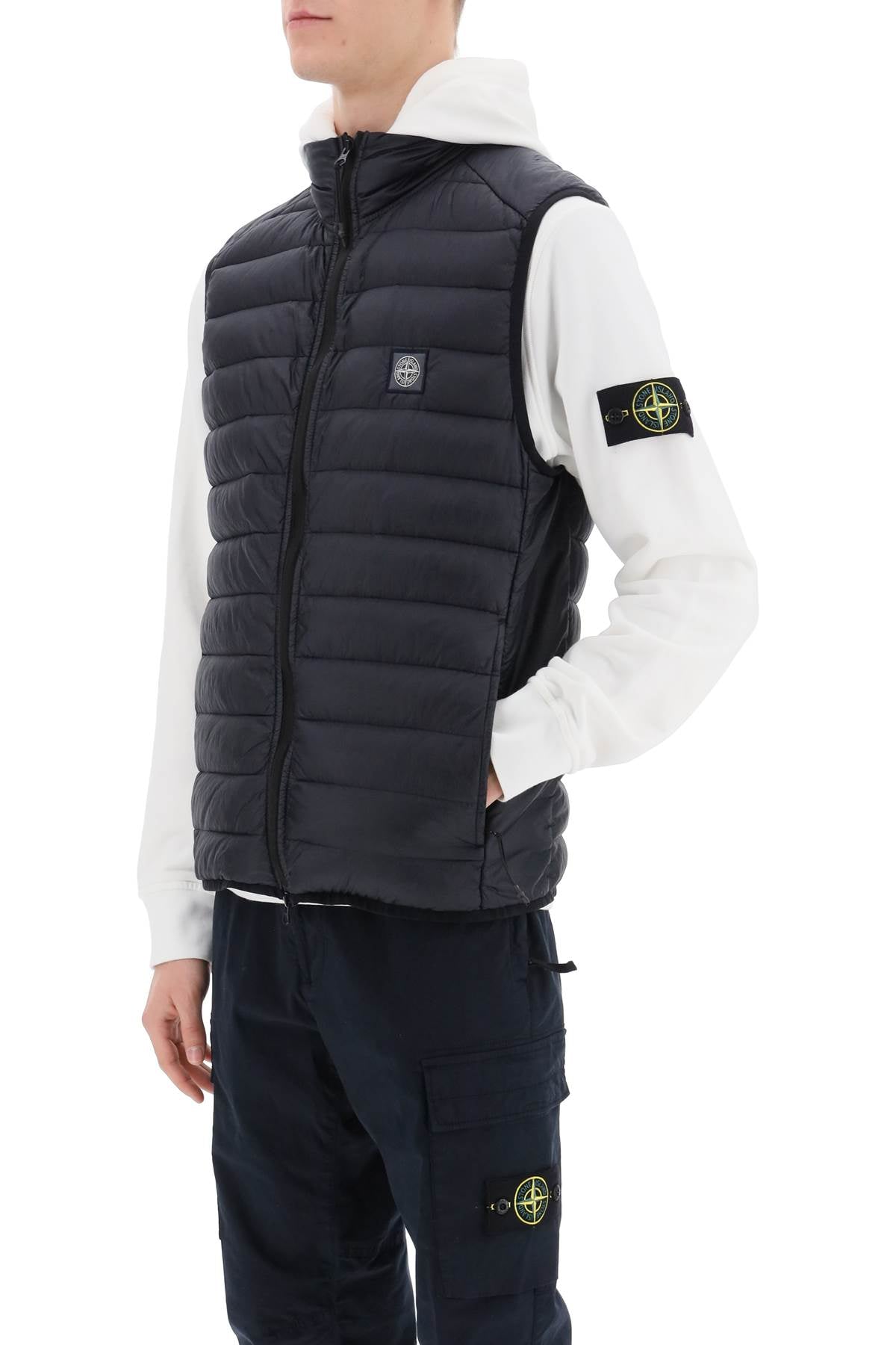 Stone Island Stone island lightweight puffer vest in r-nylon down-tc