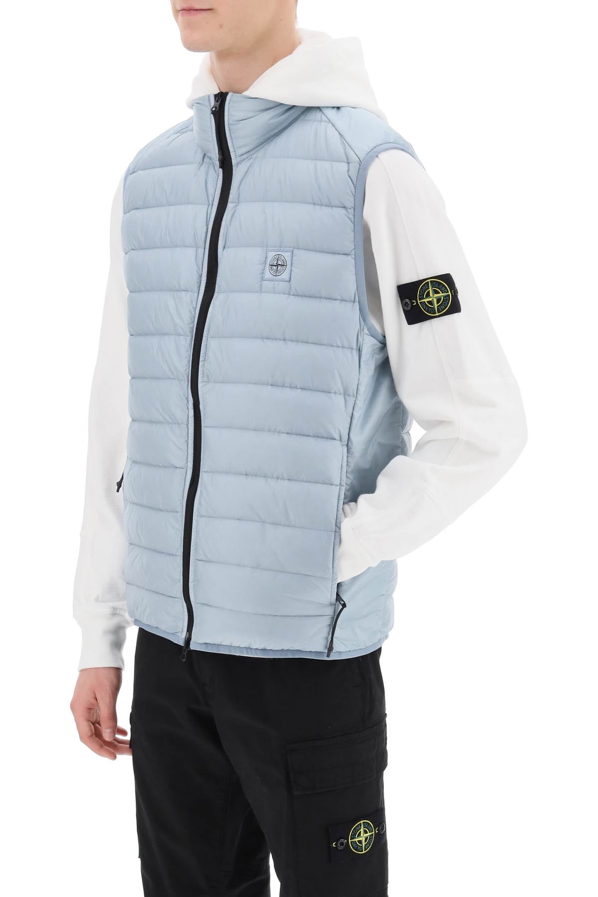 Stone Island Stone island lightweight puffer vest in r-nylon down-tc