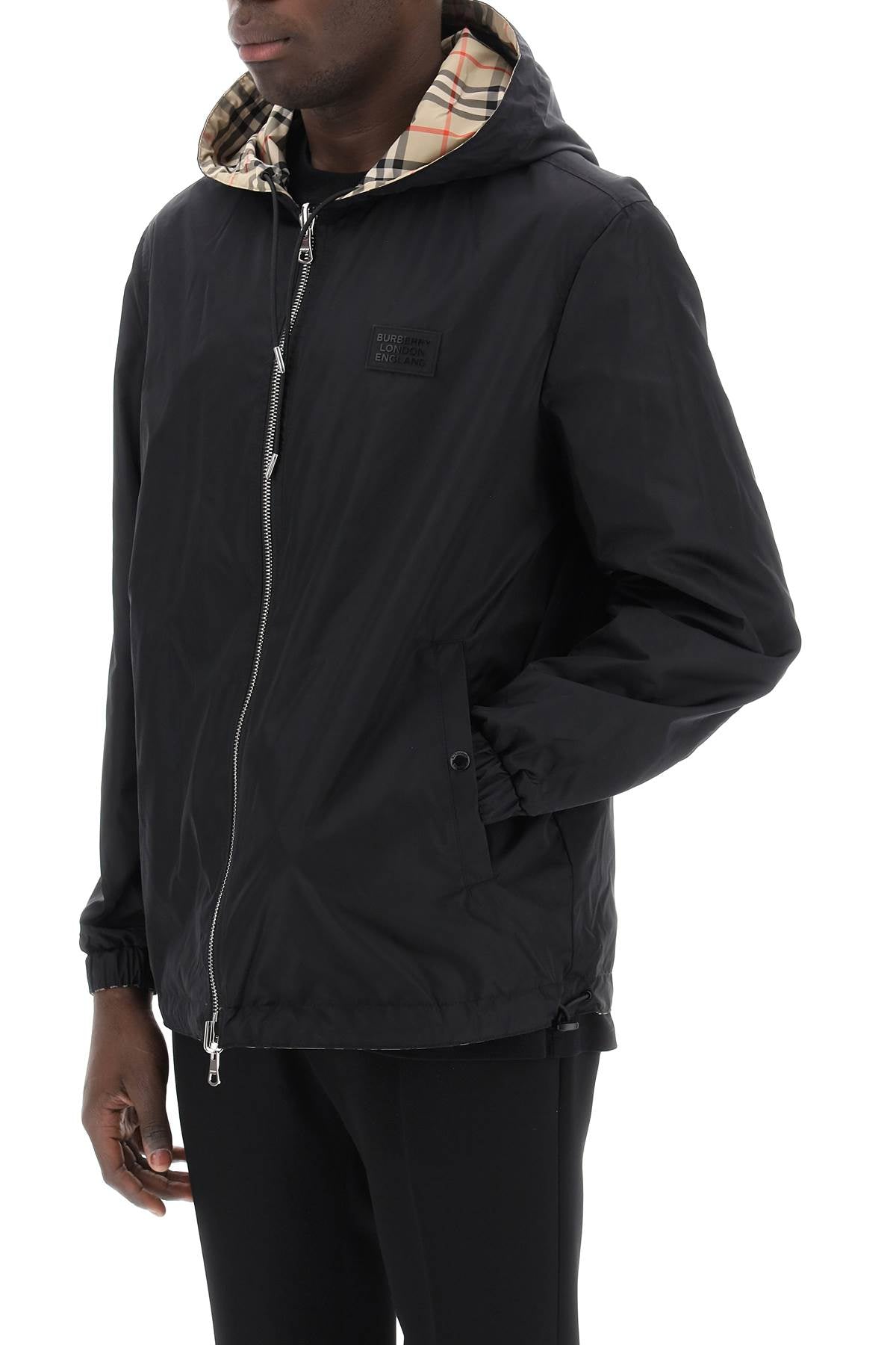 Burberry Burberry stretton reversible windbreaker