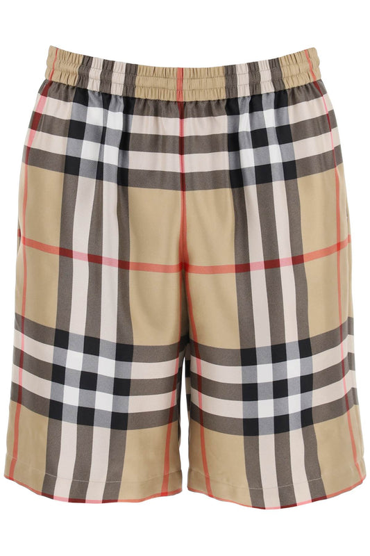 Burberry Burberry bradeston shorts in check silk