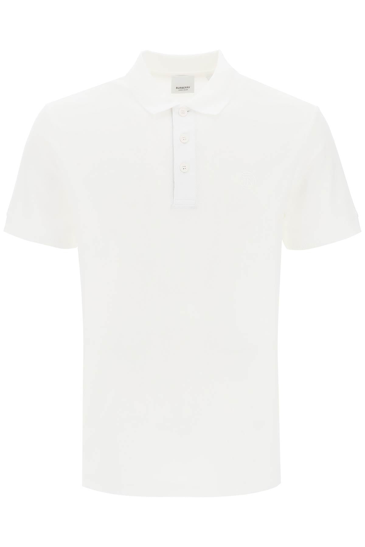 Burberry Burberry eddie polo shirt in organic piqué