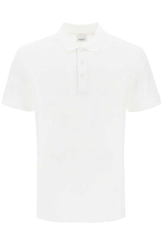 Burberry Burberry eddie polo shirt in organic piqué