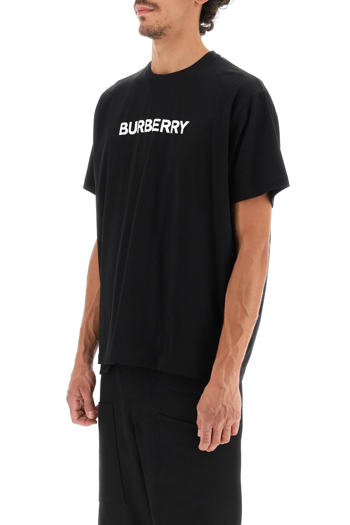 Burberry Burberry harriston replen t-shirt with logo print