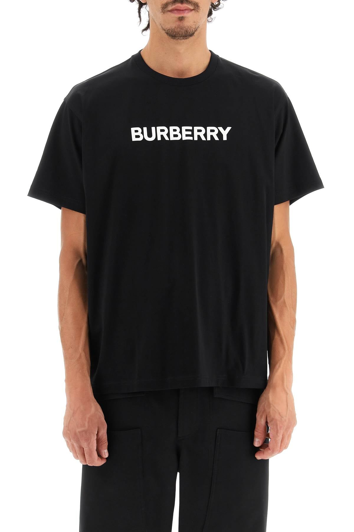 Burberry Burberry harriston replen t-shirt with logo print