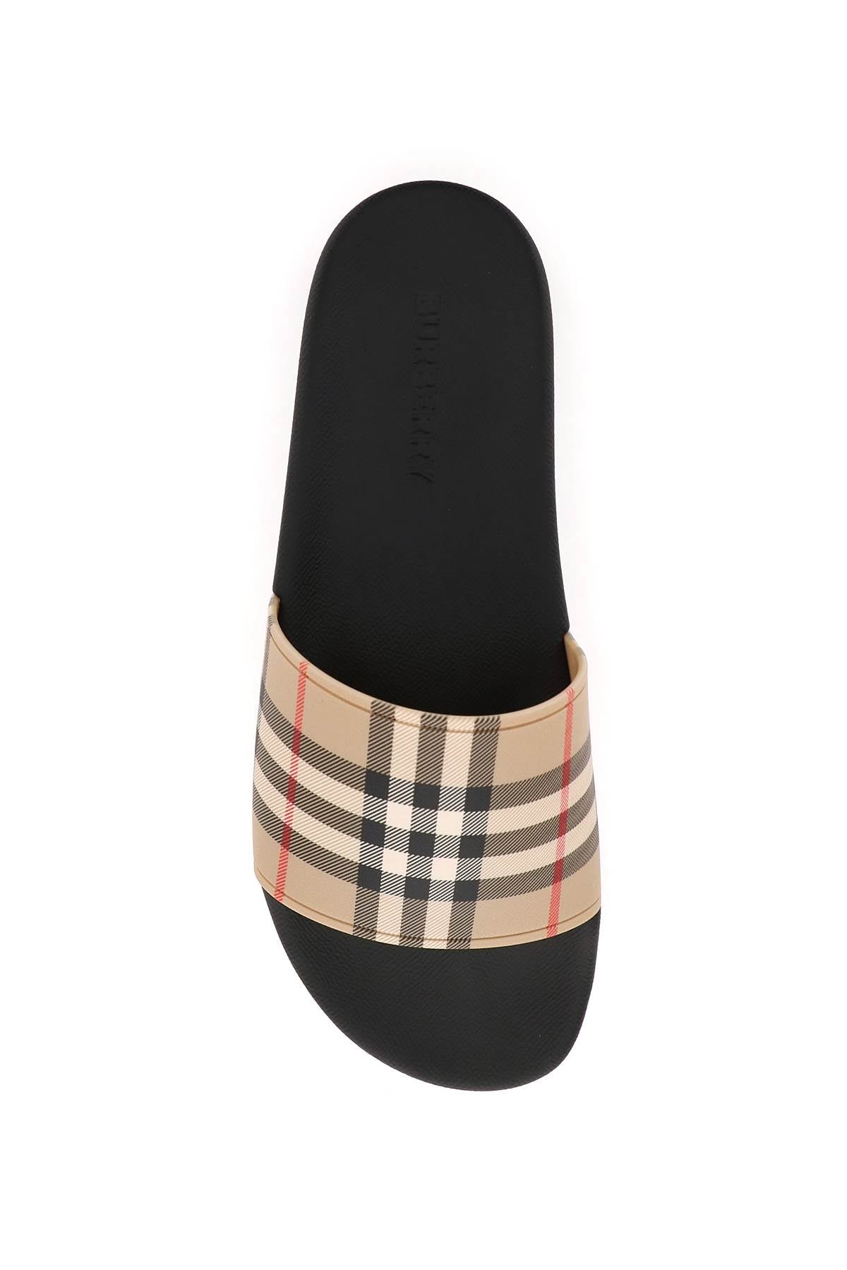 Burberry Burberry tartan slides