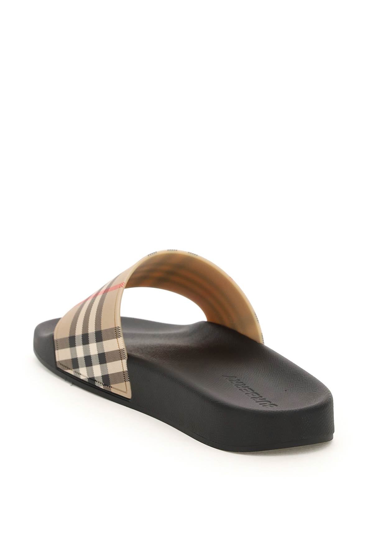 Burberry Burberry tartan slides