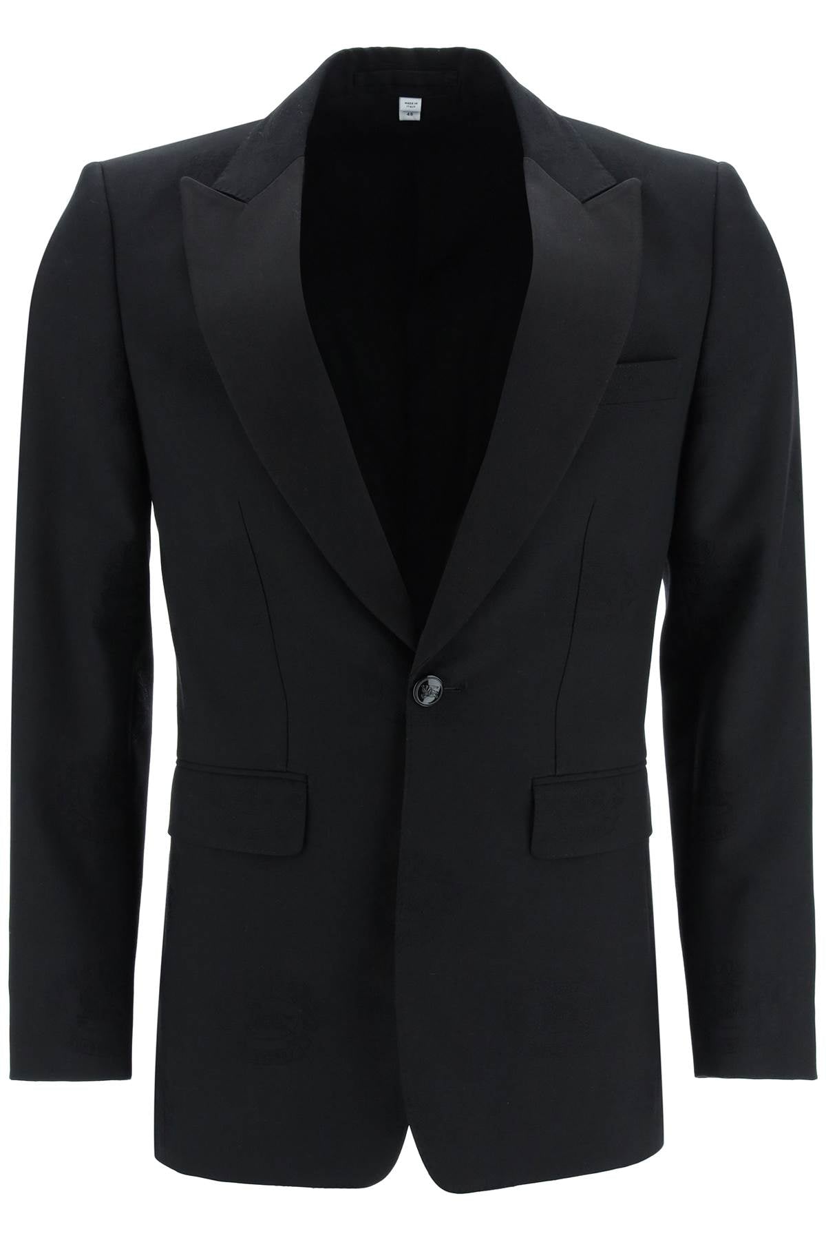 Burberry Burberry tuxedo jacket with jacquard details