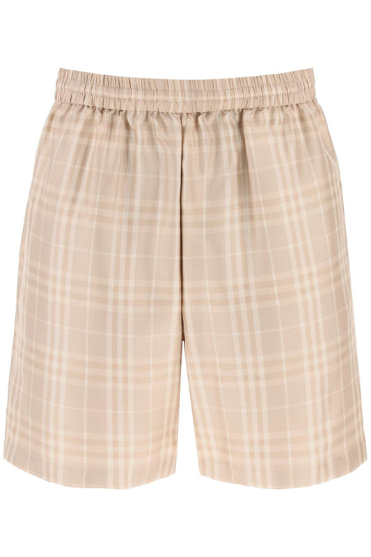 Burberry Burberry tartan silk shorts