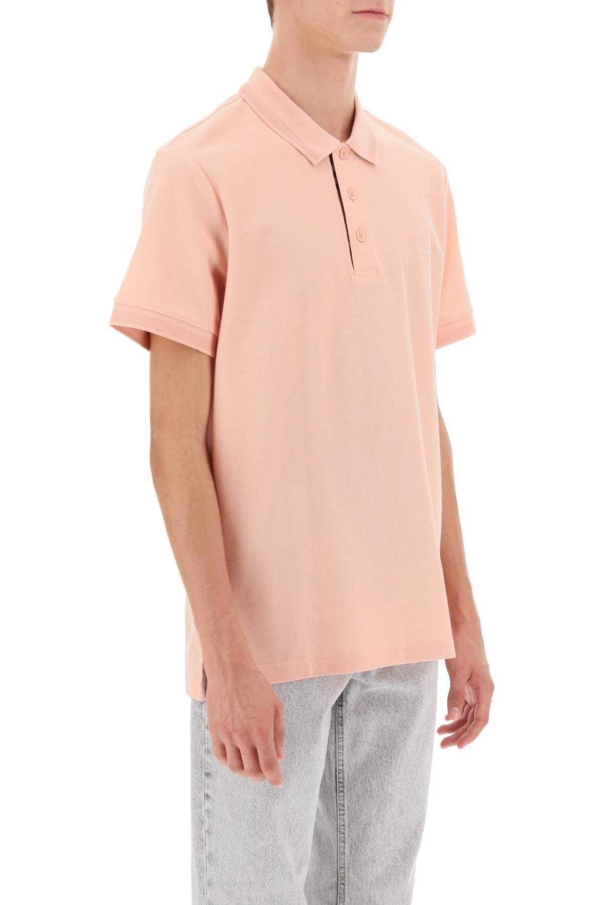 Burberry Burberry eddie polo shirt in organic piqué