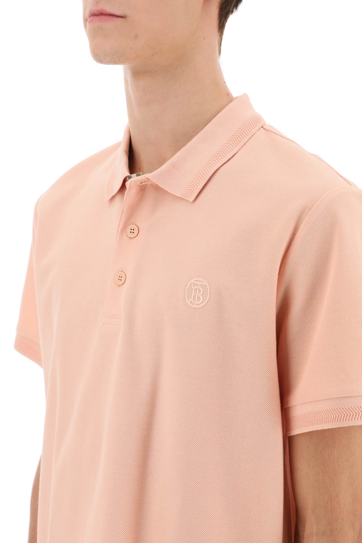 Burberry Burberry eddie polo shirt in organic piqué