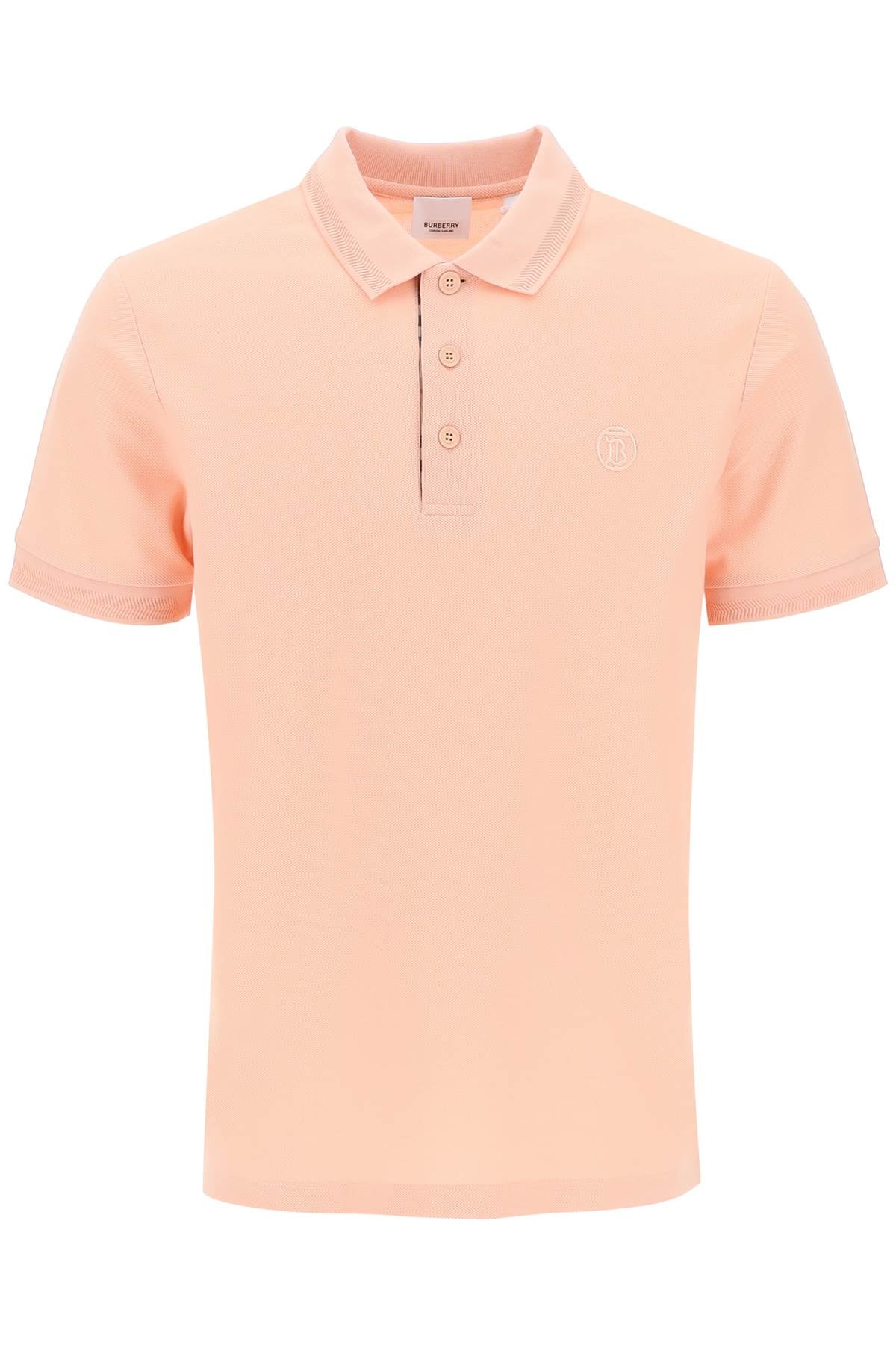 Burberry Burberry eddie polo shirt in organic piqué