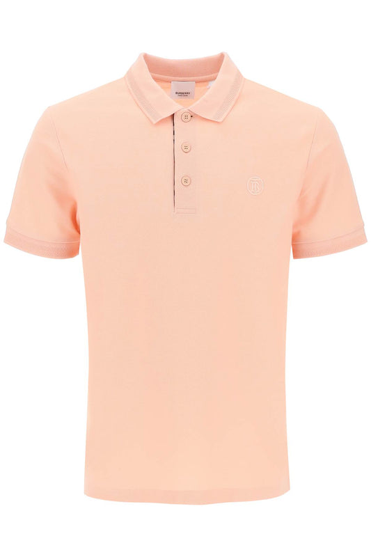 Burberry Burberry eddie polo shirt in organic piqué