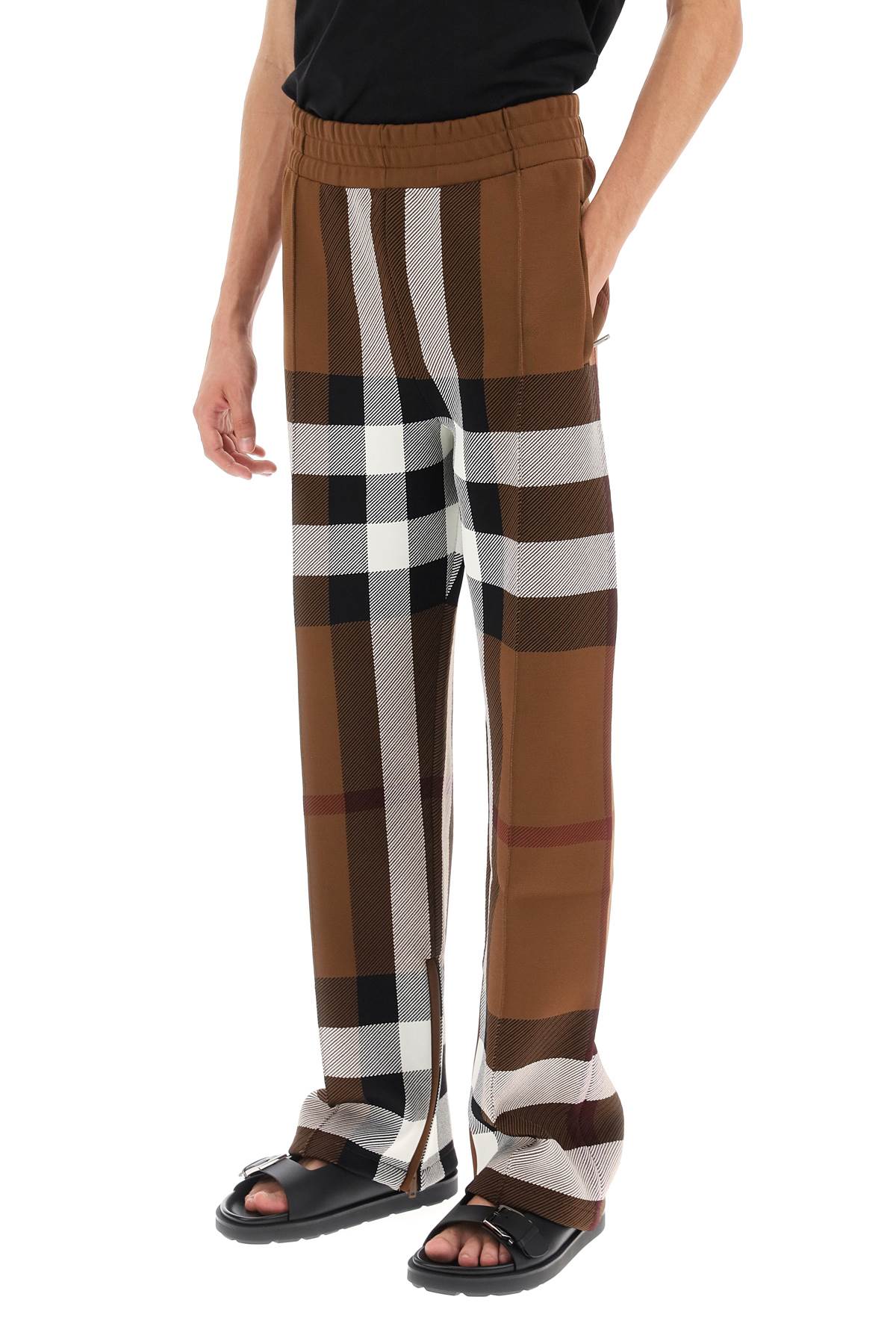 Burberry Burberry check track pants