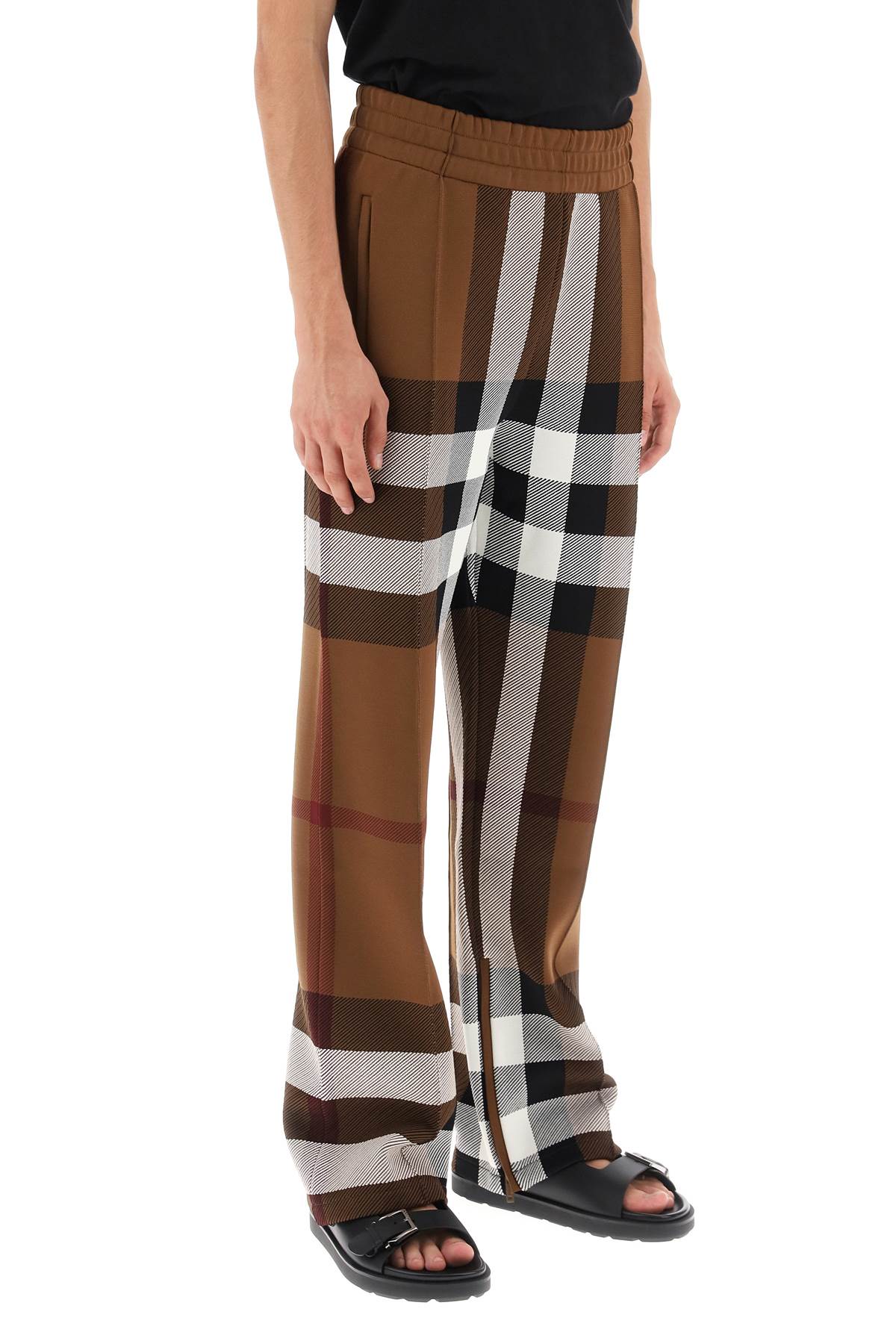 Burberry Burberry check track pants