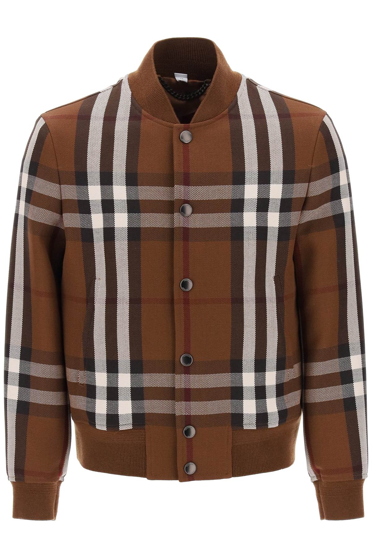 Burberry Burberry bomber jacket with burberry check motif