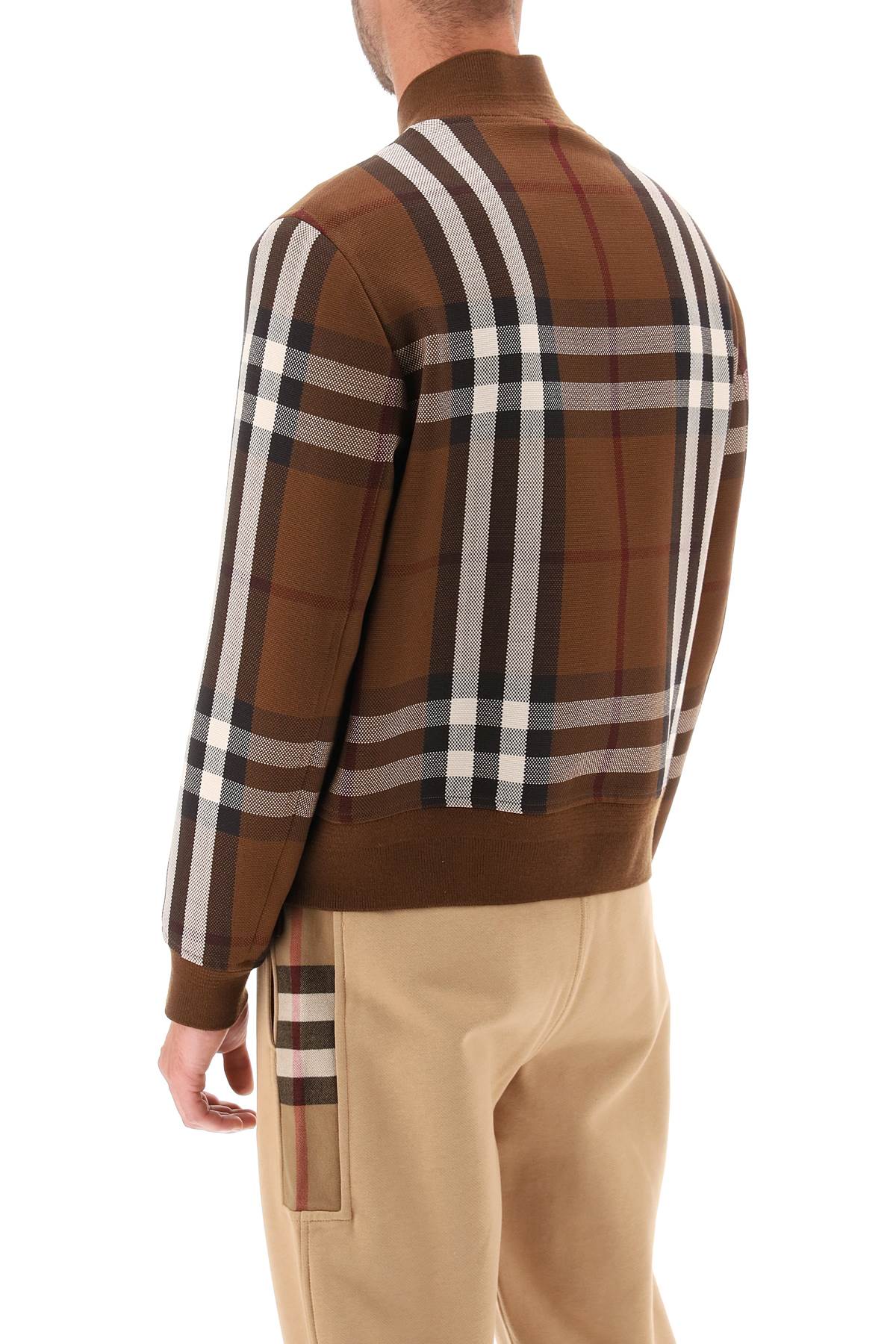 Burberry Burberry bomber jacket with burberry check motif