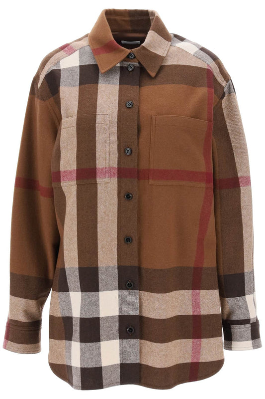 Burberry Burberry avalon overshirt in check flannel