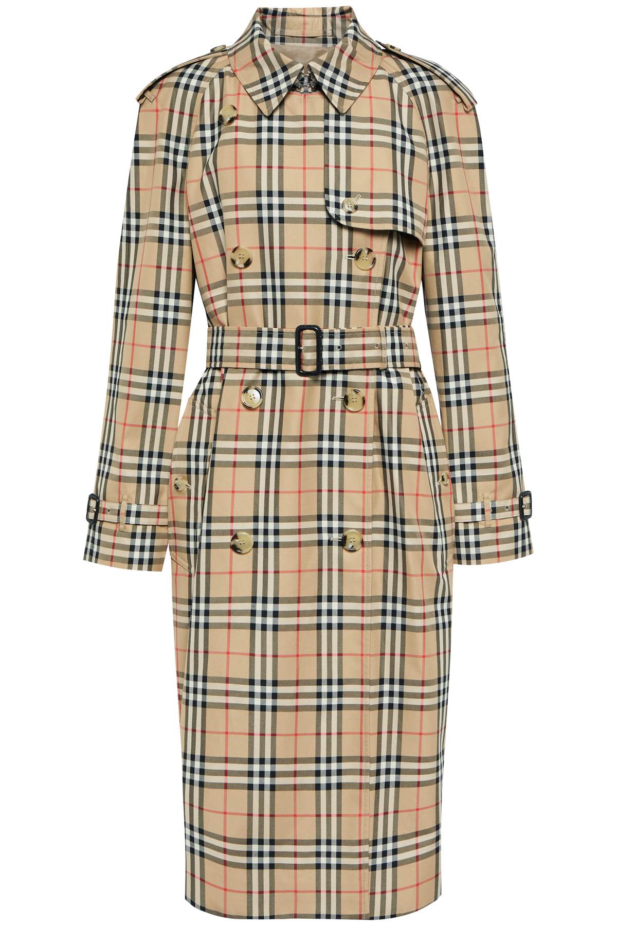 Burberry Burberry check trench coat