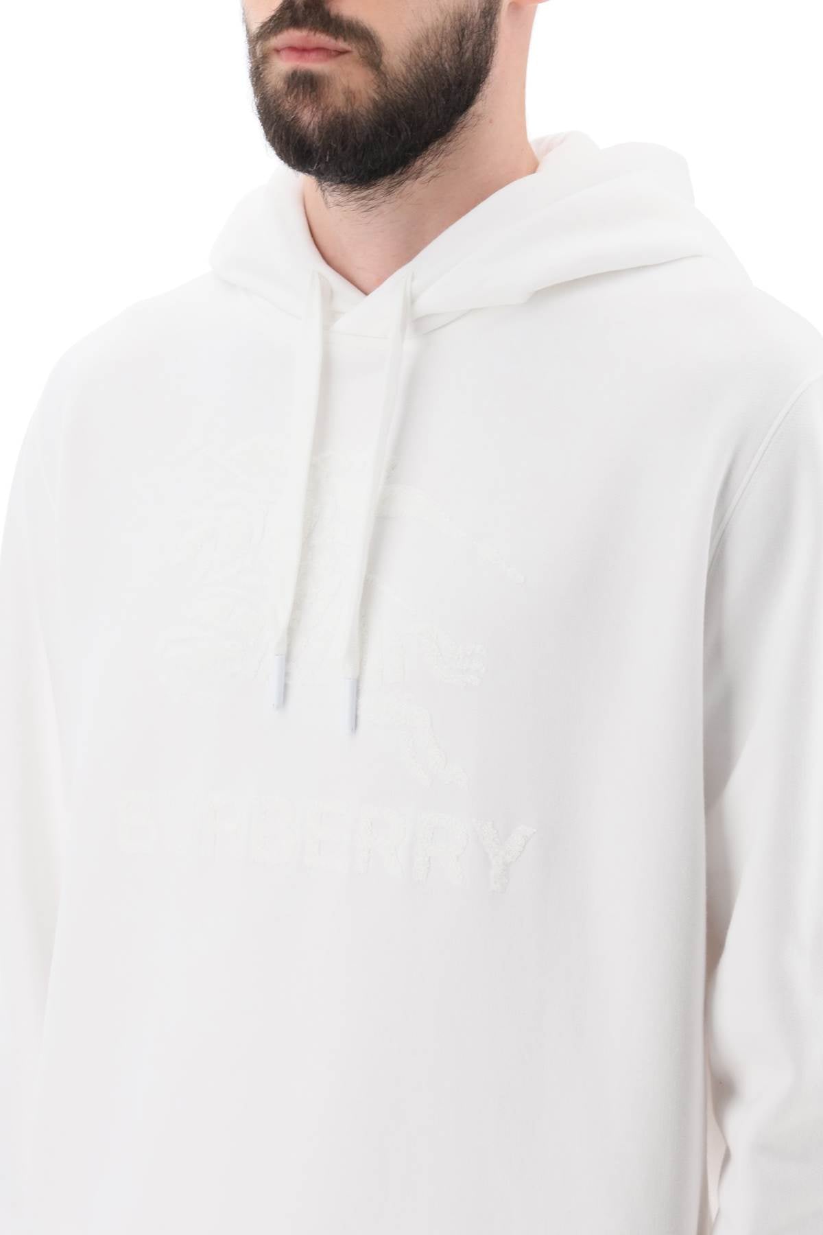 Burberry Burberry 'raynerbridge' hoodie with ekd logo in terry cloth