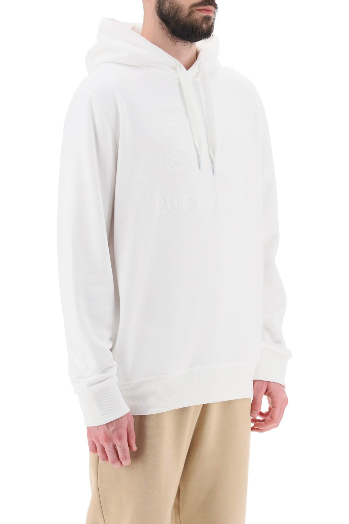 Burberry Burberry 'raynerbridge' hoodie with ekd logo in terry cloth