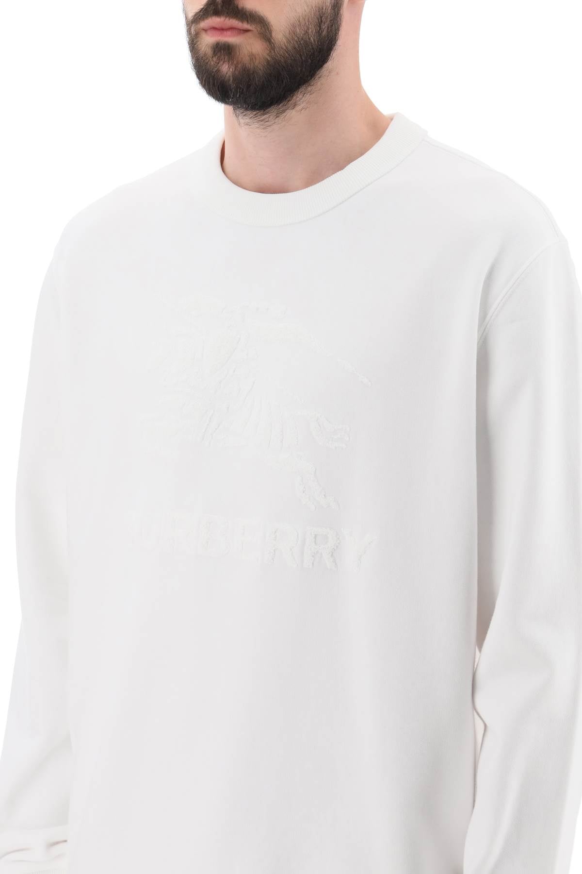 Burberry Burberry 'rayner' crew-neck sweatshirt with equestrian knight