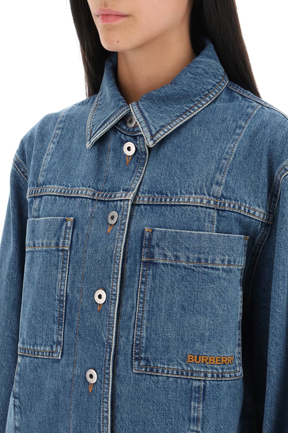 Burberry Burberry 'bensen' denim overshirt