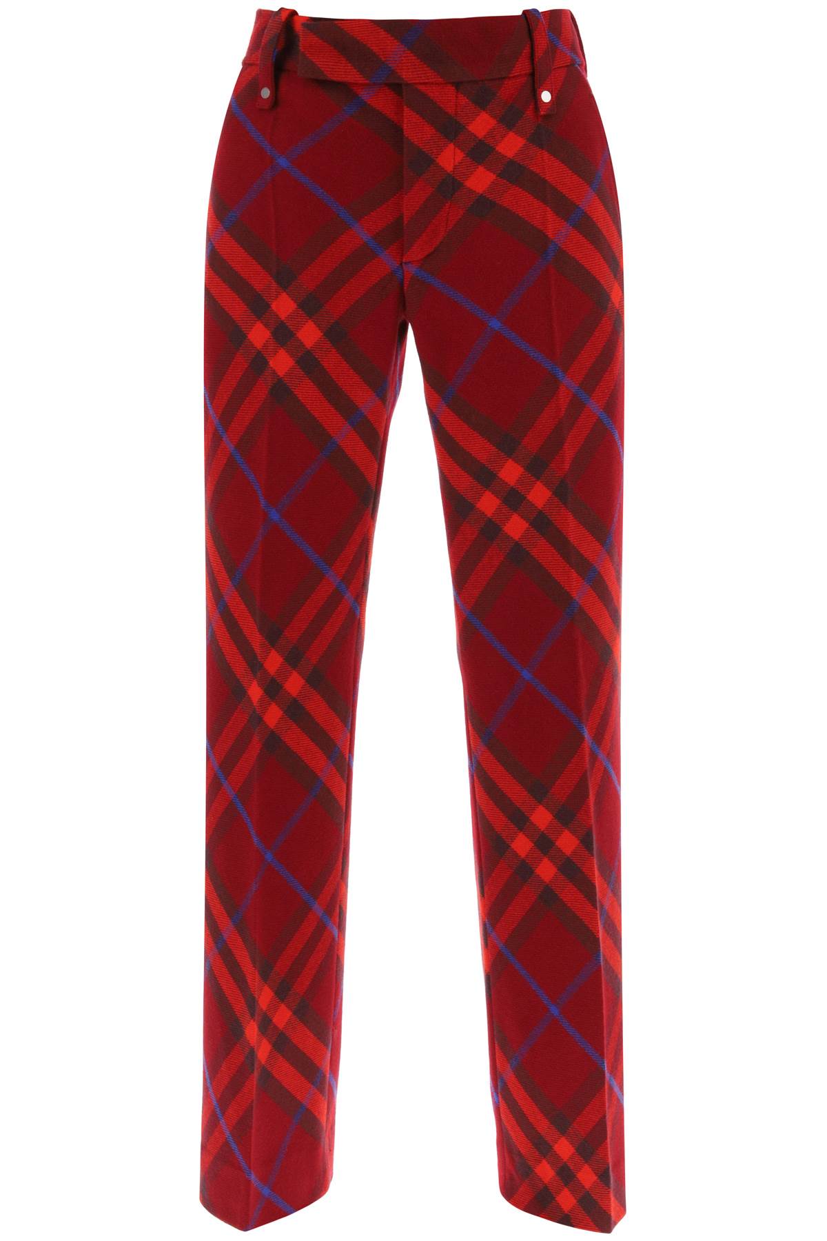 Burberry Burberry burberry check wool pants