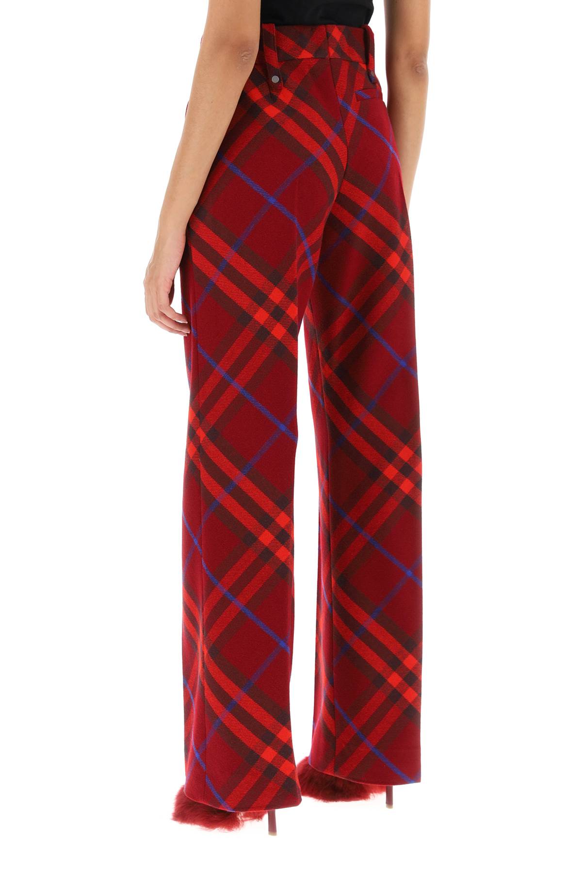 Burberry Burberry burberry check wool pants