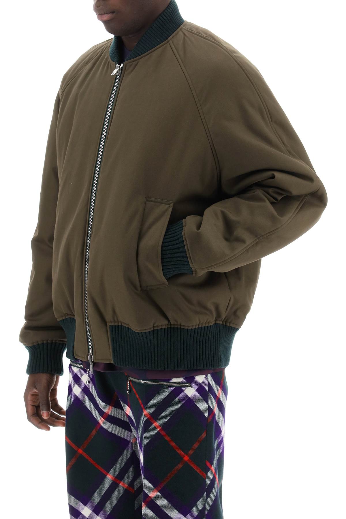 Burberry Burberry check reversible bomber jacket