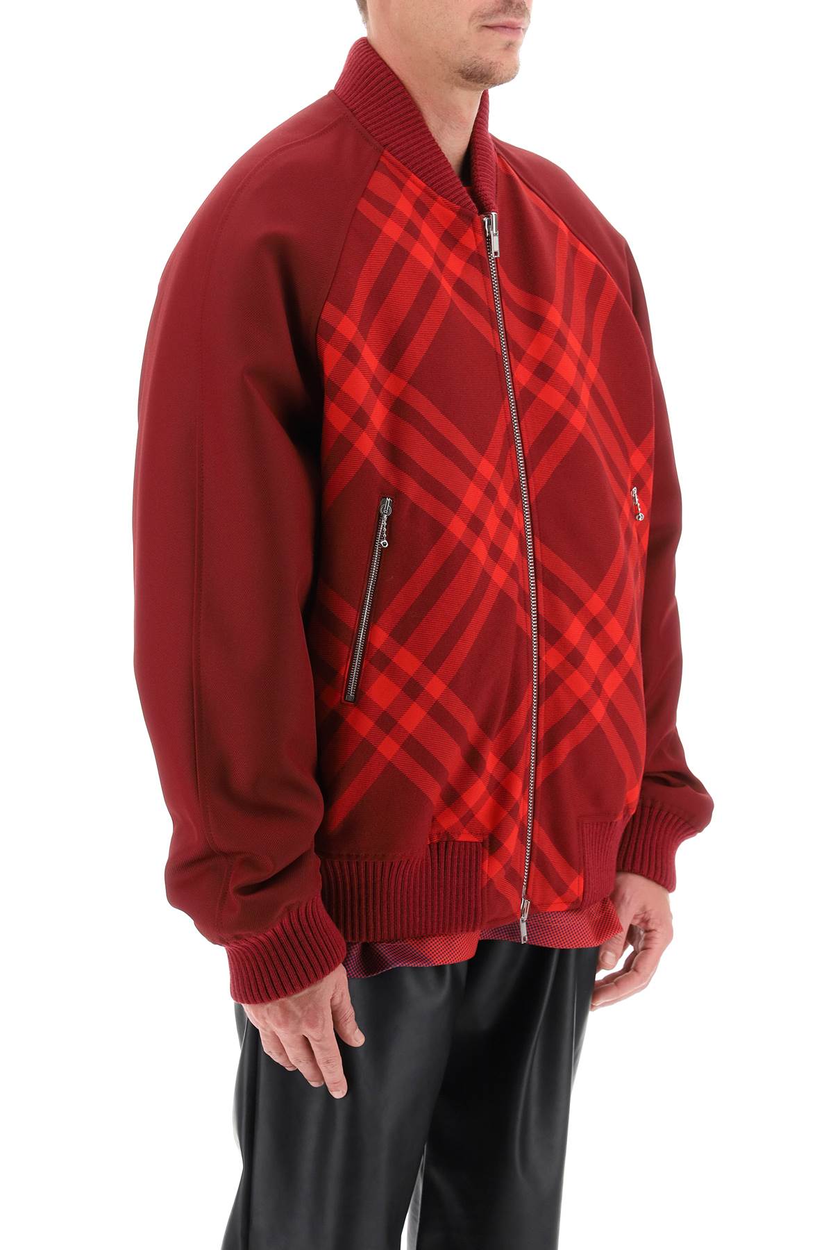 Burberry Burberry check reversible bomber jacket