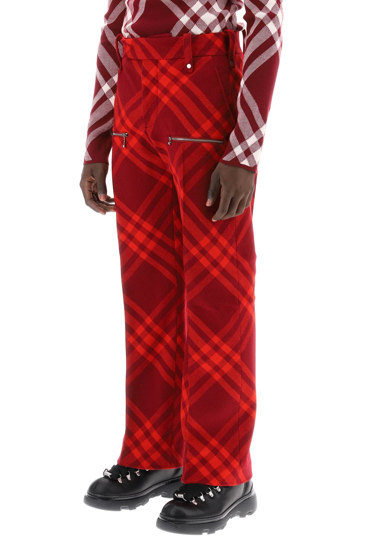 Burberry Burberry check wool pants