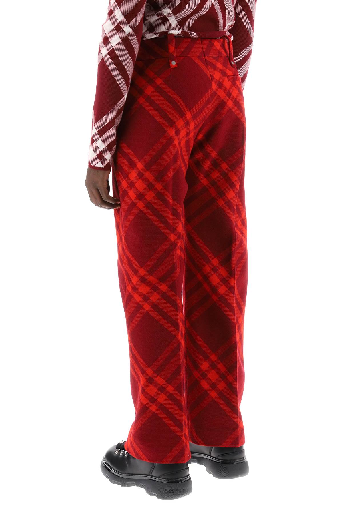 Burberry Burberry check wool pants