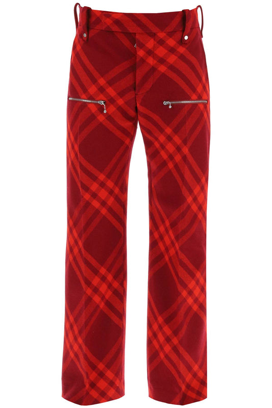 Burberry Burberry check wool pants