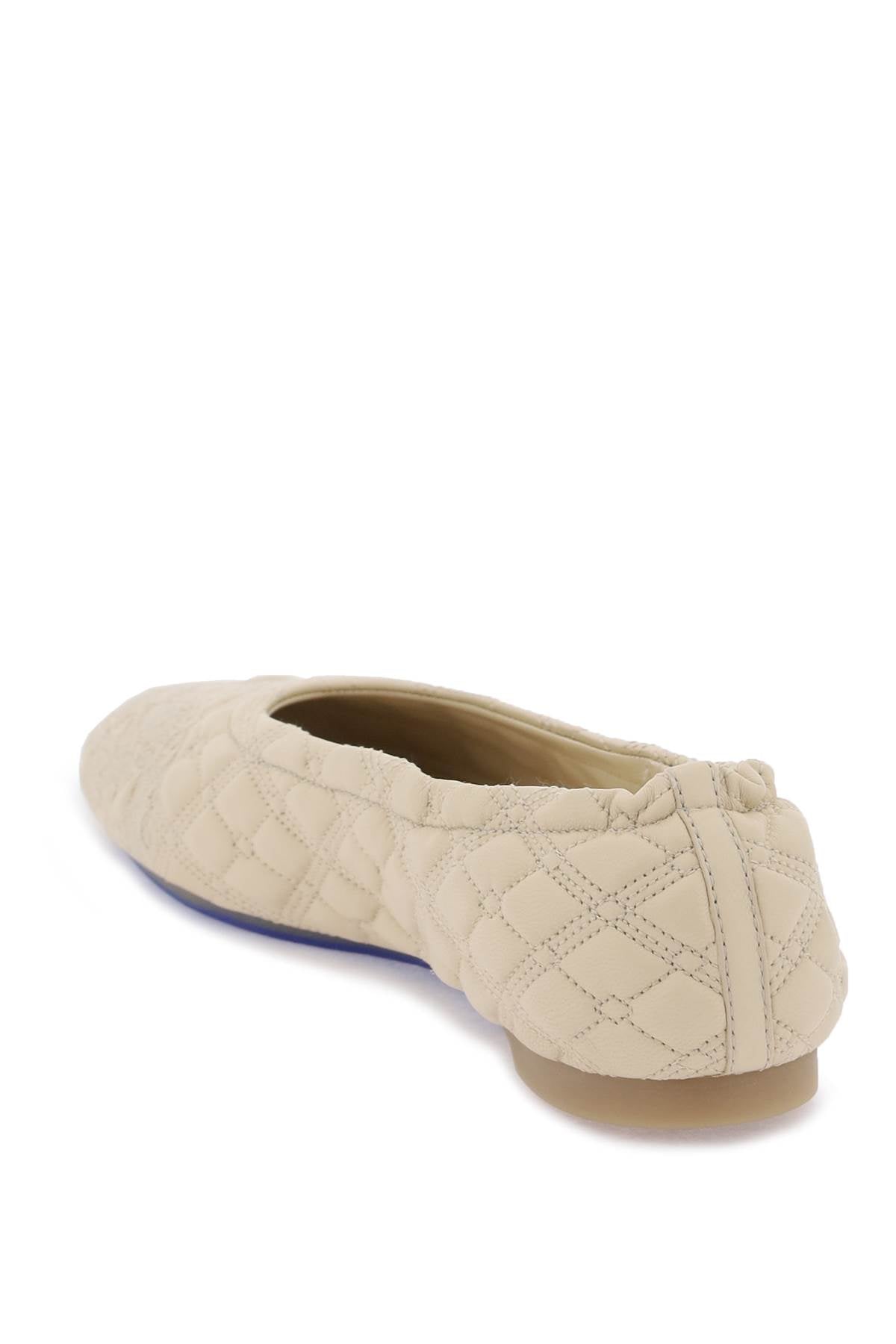 Burberry Burberry quilted leather sadler ballet flats