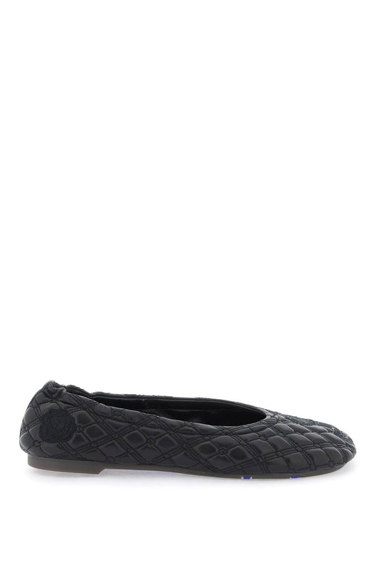 Burberry Burberry quilted leather sadler ballet flats